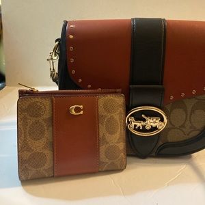 Coach Crossbody Bag with Matching Wallet